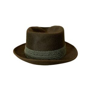 Pilgrim Select Fur Felt Fedora Hat Brown Vintage Size 6.75 Small